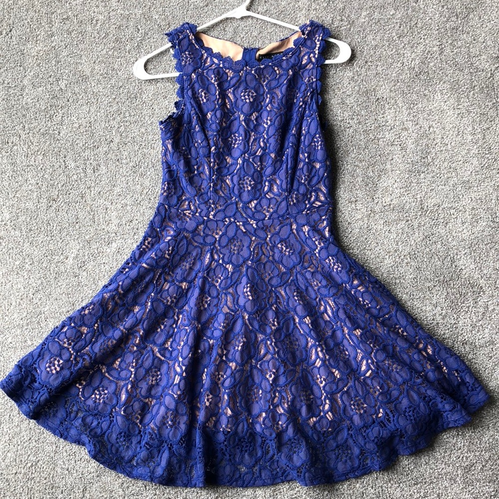 Blue Lace Dress
